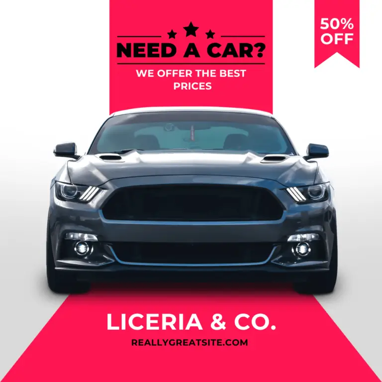 Car Showroom Promotion Template
